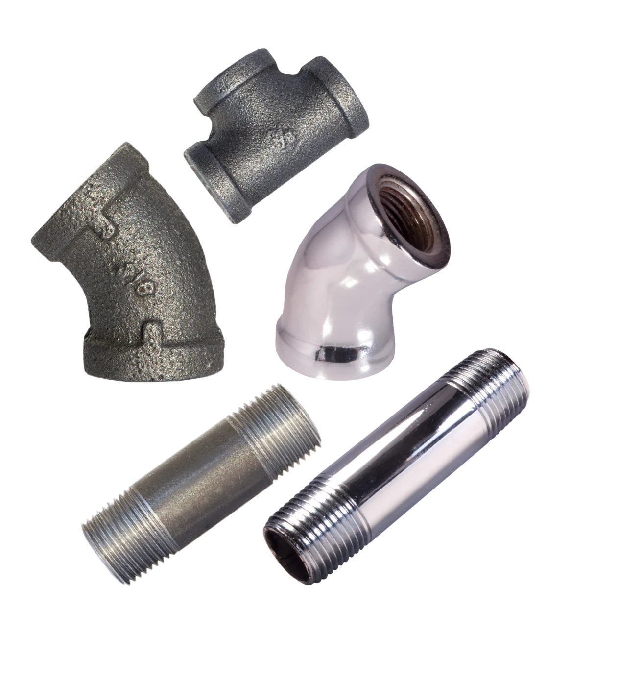 3/8" Pipe, Fittings & Nipples