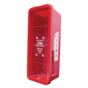 10 lb Red Plastic Fire Extinguisher Cabinet