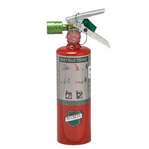 Buckeye 70251 2.5 lb Halotron Fire Extinguisher with Nozzle & Vehicle Bracket