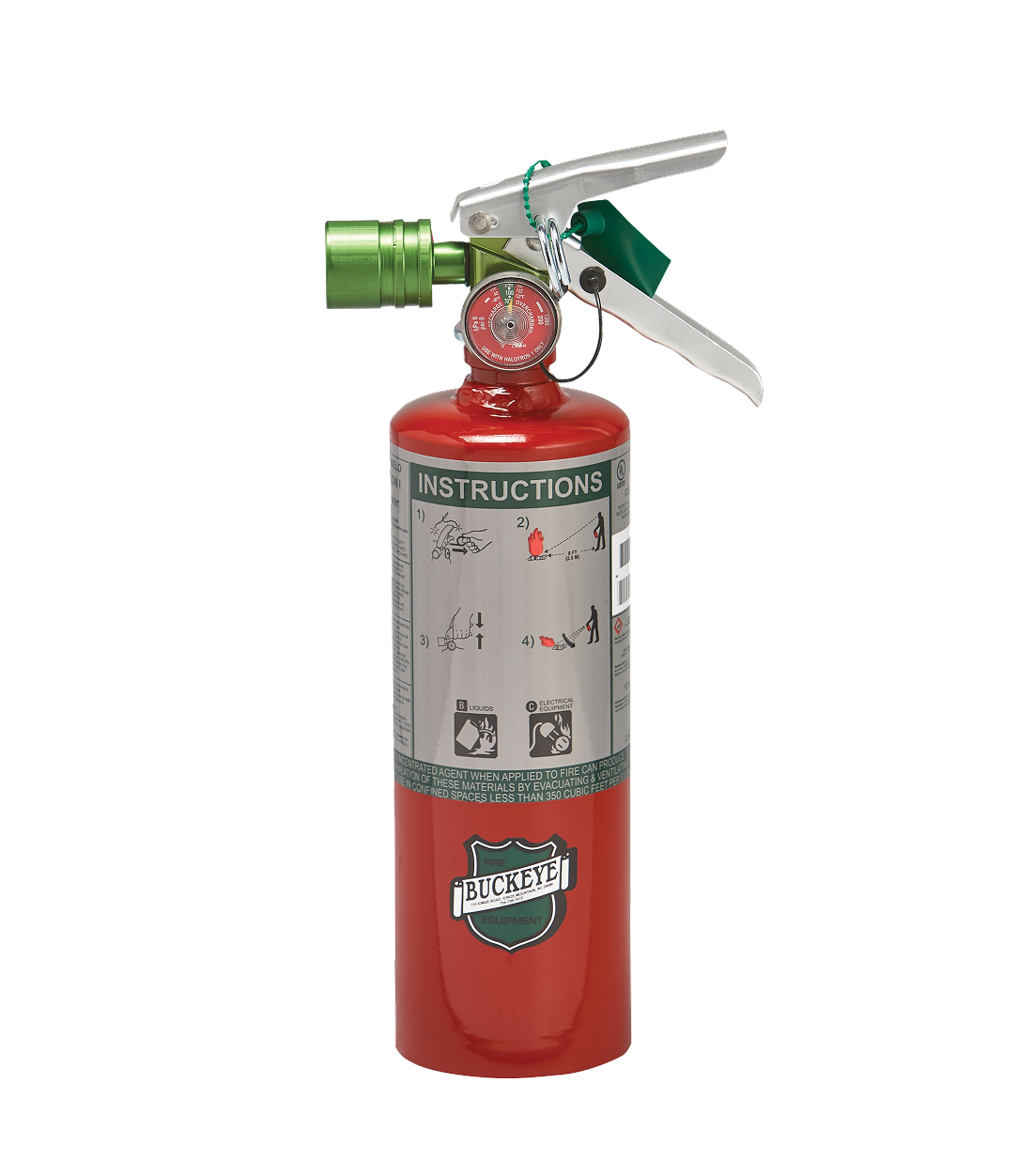 Buckeye 70251 2.5 lb Halotron Fire Extinguisher with Nozzle