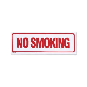 No Smoking Sign Self-adhesive Vinyl- BL110 (10 pieces per pack)