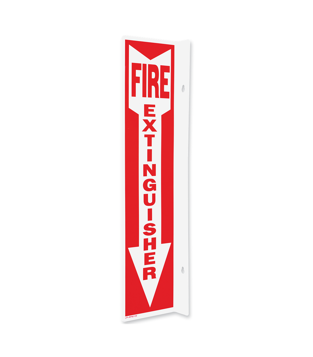 4x18 90-Degree Fire Extinguisher Arrow Sign