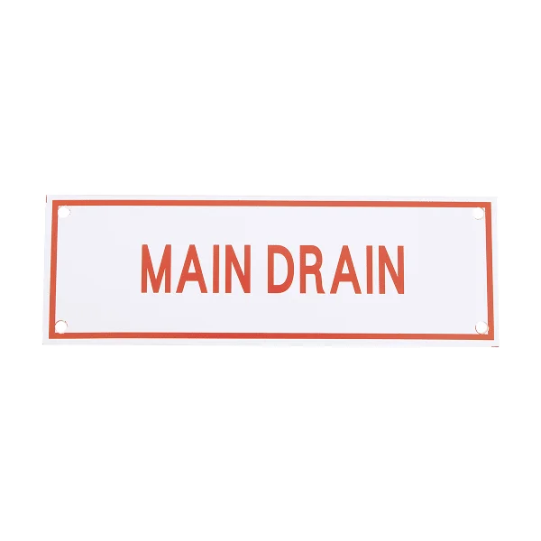 Aluminum Sprinkler Signs