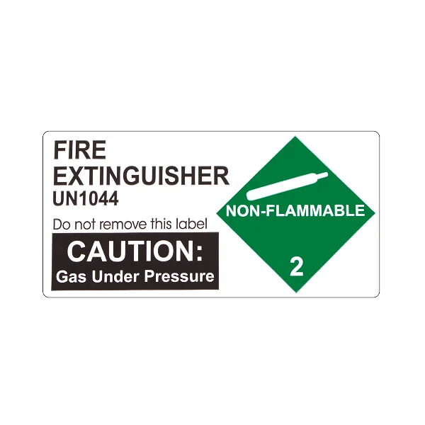 UN1044 D.O.T. Labels