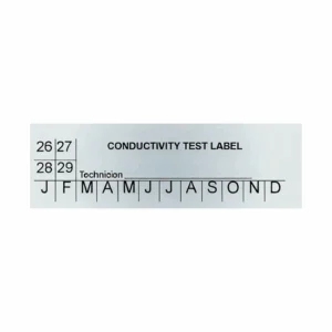 Blank Metallic Conductivity Test Labels (300 labels per Roll)