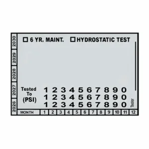 6 Year Blank (250 labels per roll)