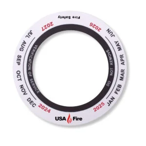 2-1/8" Custom Rigid Plastic Service Verification Collar (100 pieces per pack)