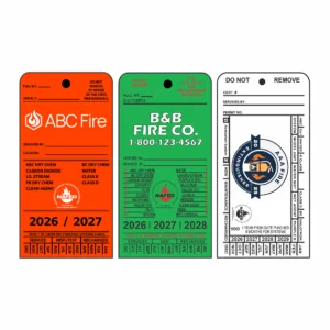 Custom Rigid Plastic Inspection Tag